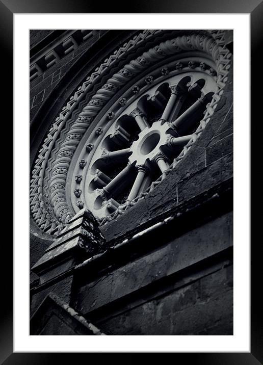 Chapel Window Framed Mounted Print by Dave Livsey
