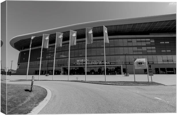 Hoffenheim Stadium Canvas Print by David Pyatt