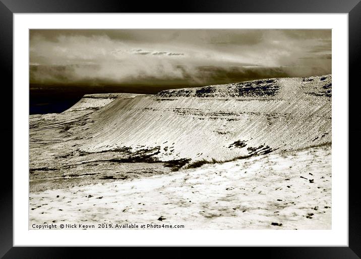 Brecon Beacons Framed Mounted Print by Nick Keown