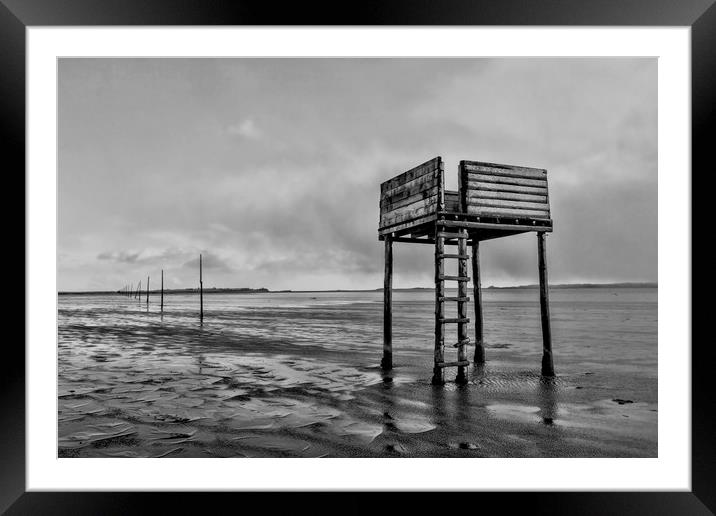 Pilgrims Way - Holy Island Framed Mounted Print by Northeast Images