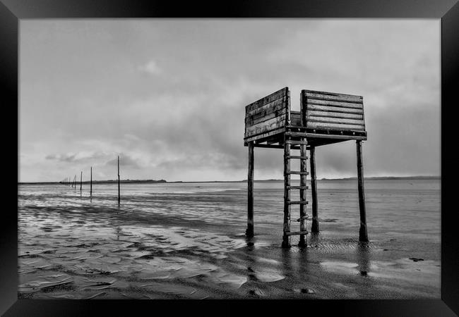 Pilgrims Way - Holy Island Framed Print by Northeast Images