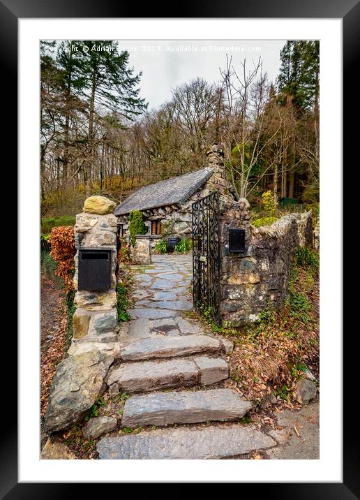 The Ugly House Snowdonia Framed Mounted Print by Adrian Evans