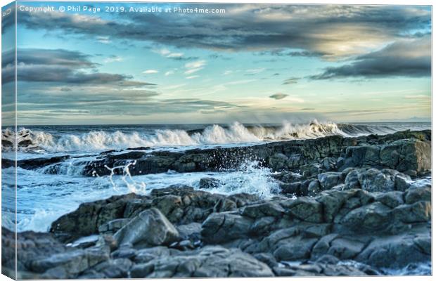 Northern Sea Canvas Print by Phil Page