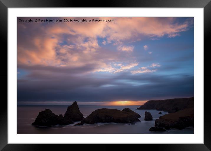 Kynance Cove Framed Mounted Print by Pete Hemington