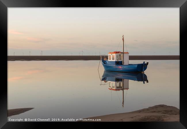 Meols Reflection Framed Print by David Chennell