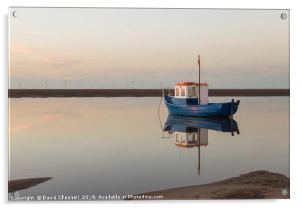 Meols Reflection Acrylic by David Chennell