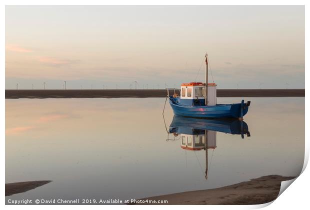 Meols Reflection Print by David Chennell