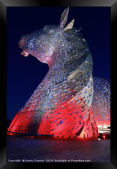 Kelpies Framed Print by Danny Cannon