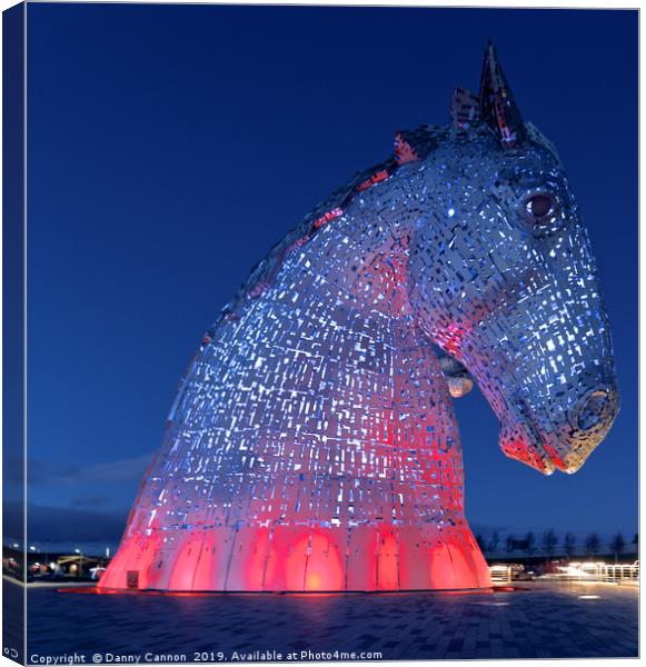 The Kelpies Canvas Print by Danny Cannon