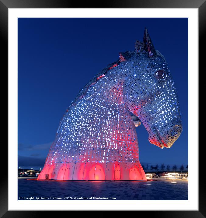 The Kelpies Framed Mounted Print by Danny Cannon