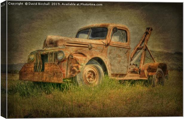 Abandoned Breakdown Truck   Canvas Print by David Birchall