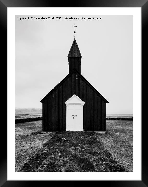 Budir Church Framed Mounted Print by Sebastien Coell