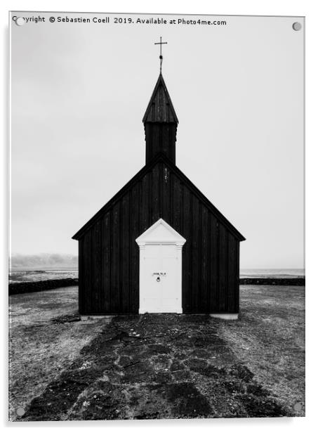Budir Church Acrylic by Sebastien Coell