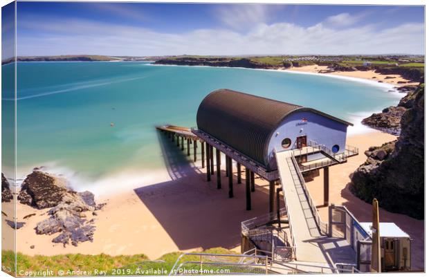 Lifeboat Station (Mother Ivey's Bay Canvas Print by Andrew Ray