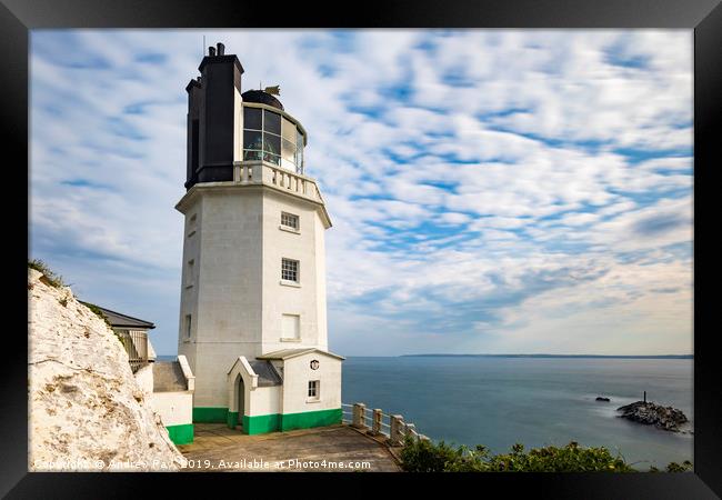 St Anthony's Head Lighthouse Framed Print by Andrew Ray