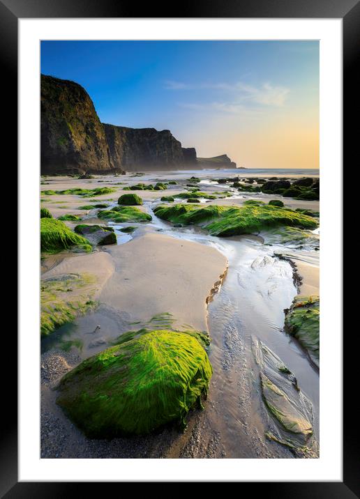 Whipsiderry Beach Framed Mounted Print by Andrew Ray