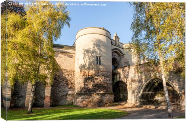 The Gate House, Nottingham Castle Canvas Print by Martyn Williams