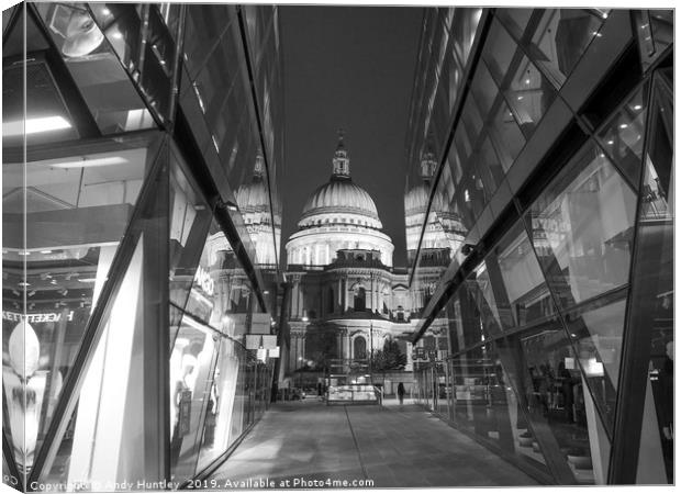 St Pauls Cathedral  Canvas Print by Andy Huntley