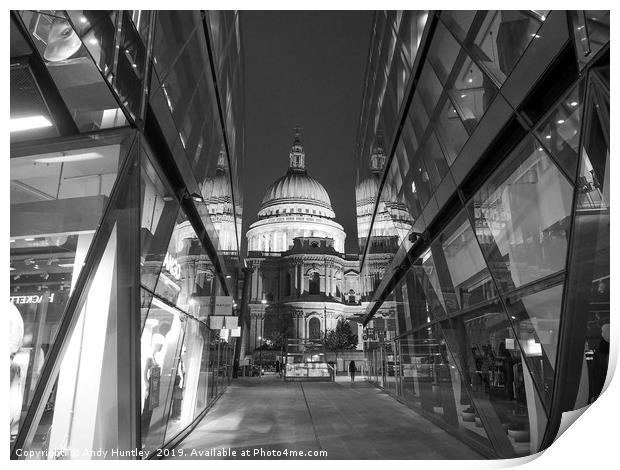 St Pauls Cathedral  Print by Andy Huntley