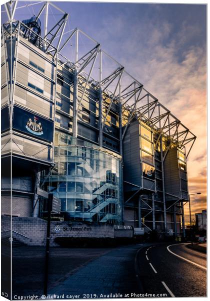 Glory of the Toon Canvas Print by richard sayer