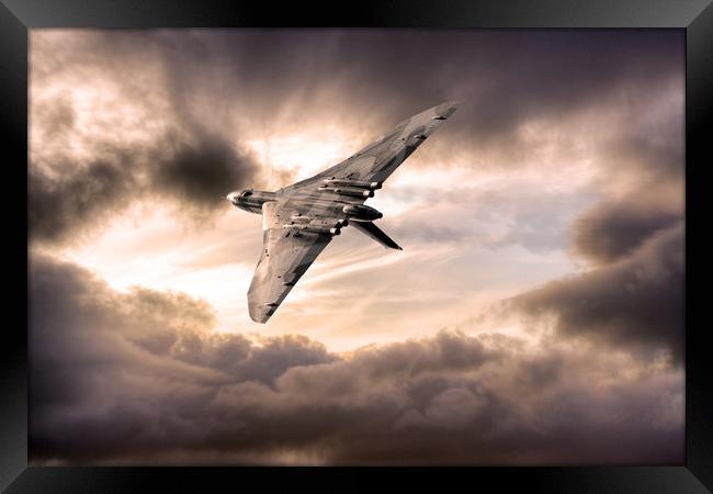 The Vulcan Bomber Framed Print by J Biggadike