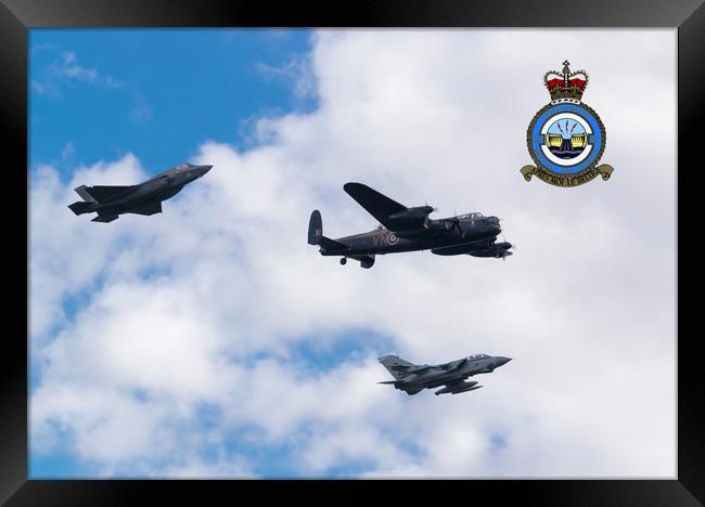 617 Squadron, Past Present and Future Framed Print by Stephen Ward