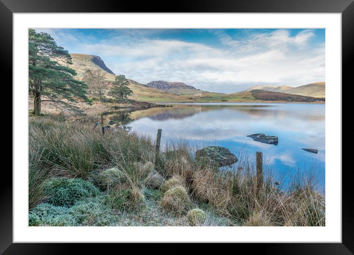 Frost and reflections Framed Mounted Print by Jonathon barnett