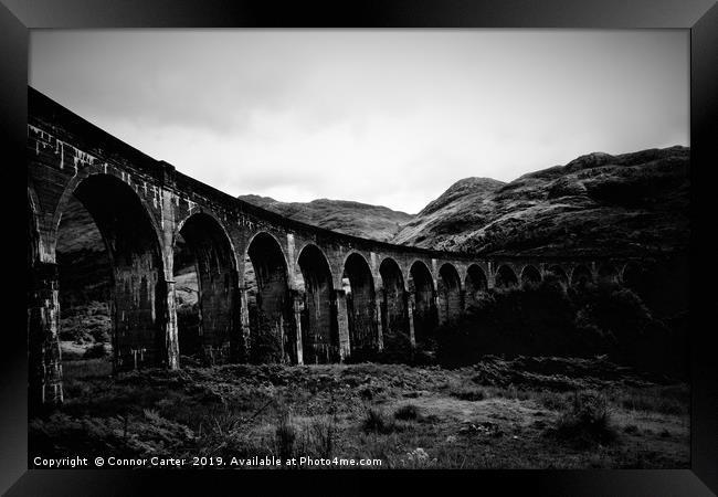 Glenfinnan Viaduct Framed Print by Connor Carter