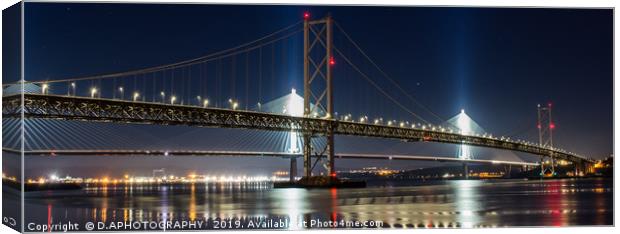 Queensferry View  Canvas Print by D.APHOTOGRAPHY 