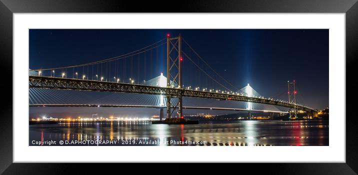 Queensferry View  Framed Mounted Print by D.APHOTOGRAPHY 