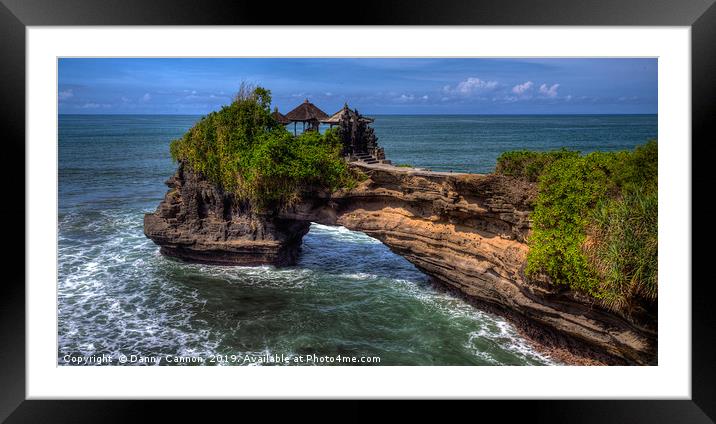 Bali Tanah lot Framed Mounted Print by Danny Cannon