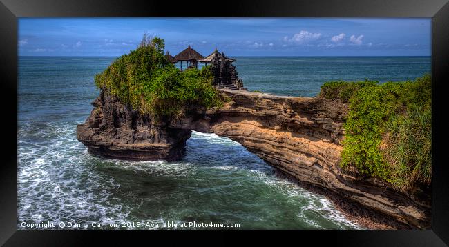 Bali Tanah lot Framed Print by Danny Cannon