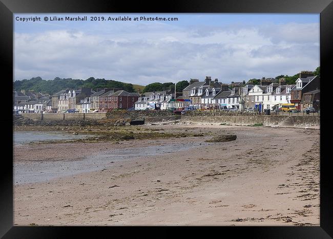 Promenade at Millport.  Framed Print by Lilian Marshall