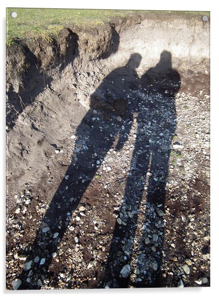 Me & my shadow! Acrylic by kelly Draper