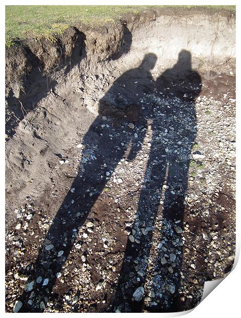 Me & my shadow! Print by kelly Draper