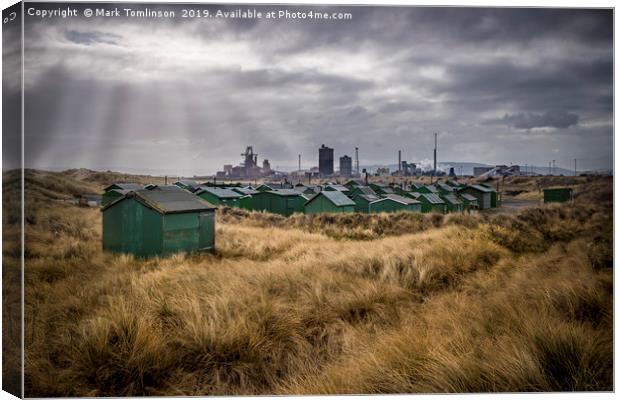 Workers Huts Canvas Print by Mark Tomlinson