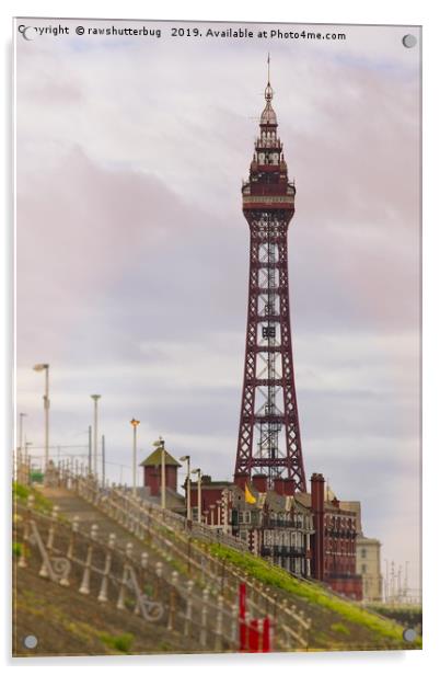 Blackpool Tower At Sunrise Acrylic by rawshutterbug 