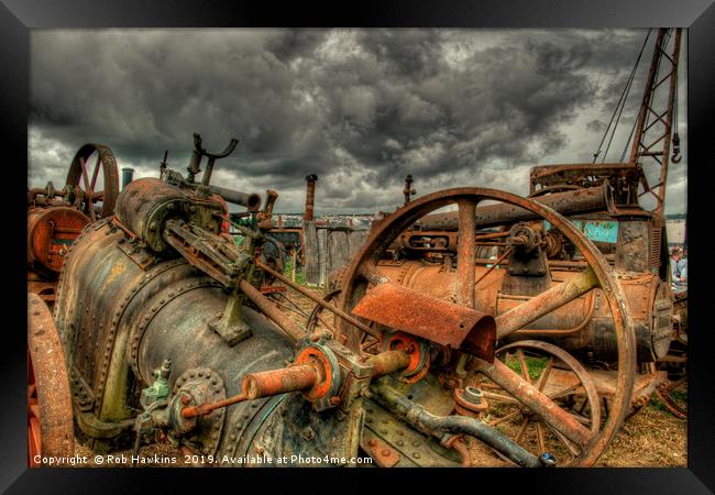 Extreme Scrappage  Framed Print by Rob Hawkins
