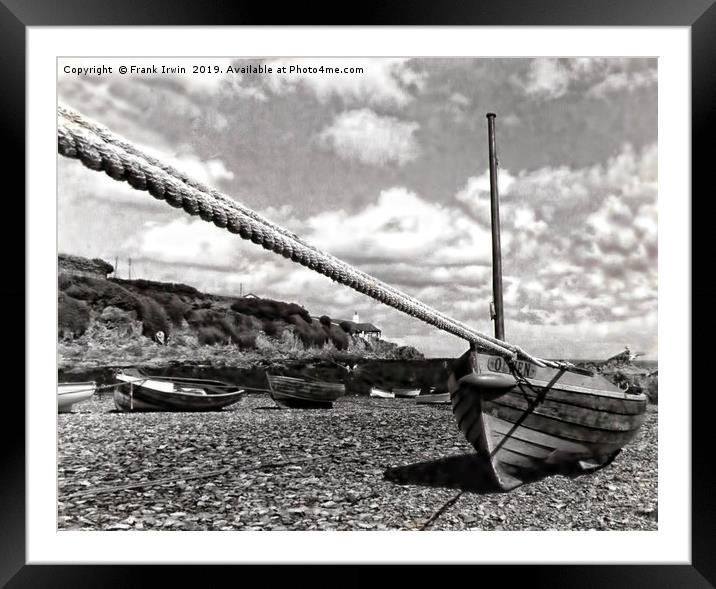 Old film camera shot in Bull bay Framed Mounted Print by Frank Irwin