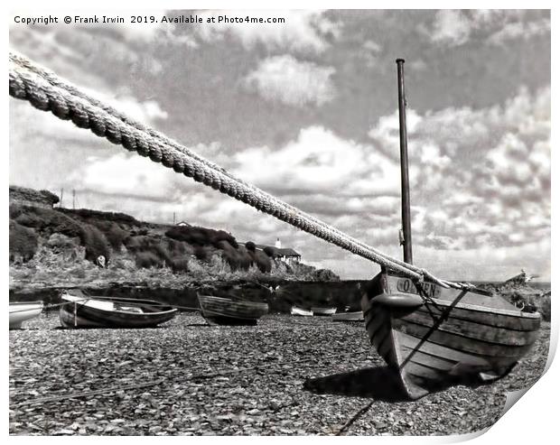 Old film camera shot in Bull bay Print by Frank Irwin