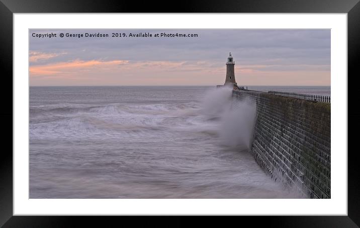 Checking the Defences Framed Mounted Print by George Davidson