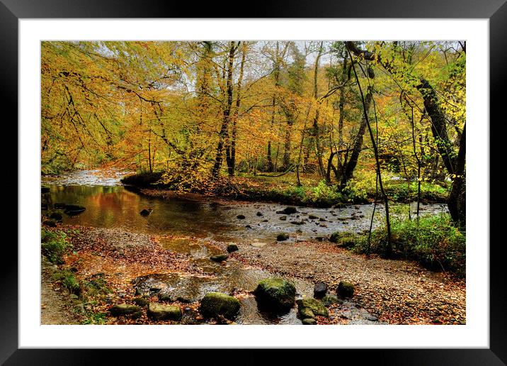 Lud Stream Islands  Framed Mounted Print by Diana Mower