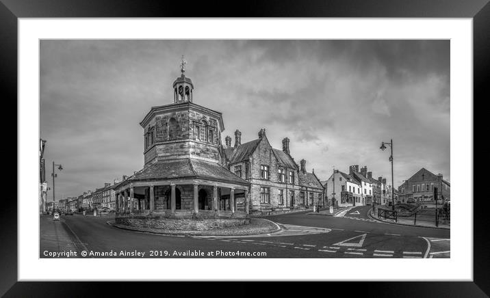 The Timeless Iconic Market Cross Framed Mounted Print by AMANDA AINSLEY