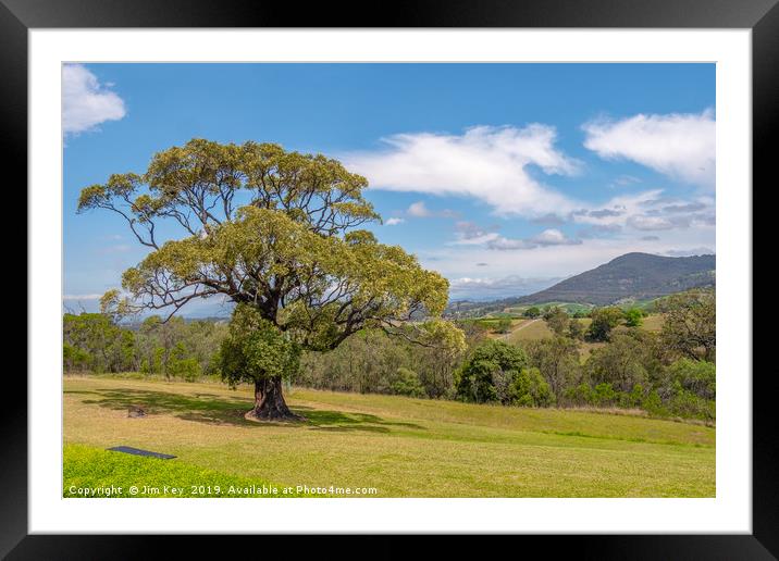 The Hunter Valley Australia  Framed Mounted Print by Jim Key