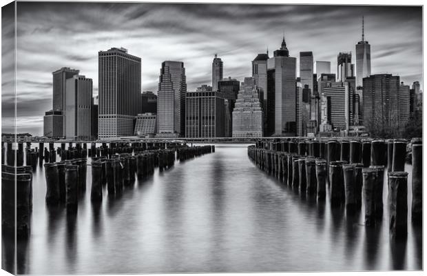A New York Minute - Manhattan NYC Skyline Canvas Print by Chris Curry