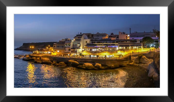 Beautiful View La Caleta Framed Mounted Print by Naylor's Photography