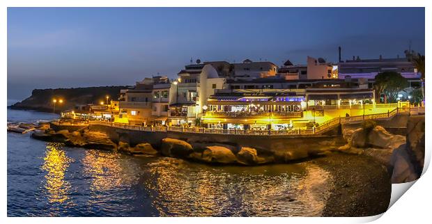 Beautiful View La Caleta Print by Naylor's Photography