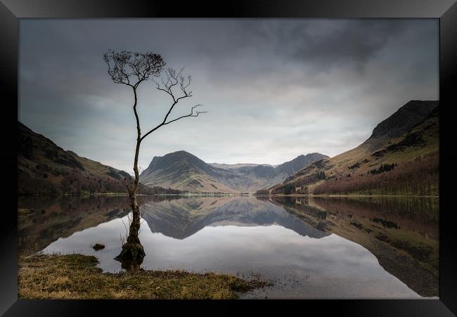 Buttermere Reflections Framed Print by Paul Andrews