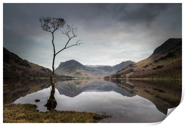 Buttermere Reflections Print by Paul Andrews