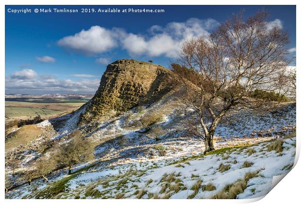 Back Tor, Edale Print by Mark Tomlinson